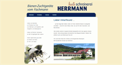 Desktop Screenshot of herrmann-bienenzucht.de